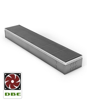 Внутрипольный конвектор Jaga Mini Canal DBE | H-140 B-340
